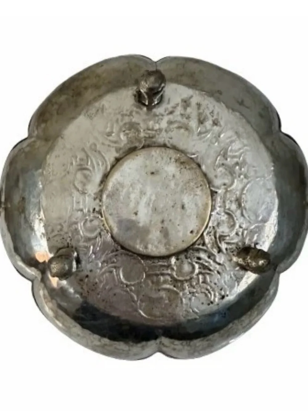 Vintage Alpaca Silver Spanish Colonial Bowl